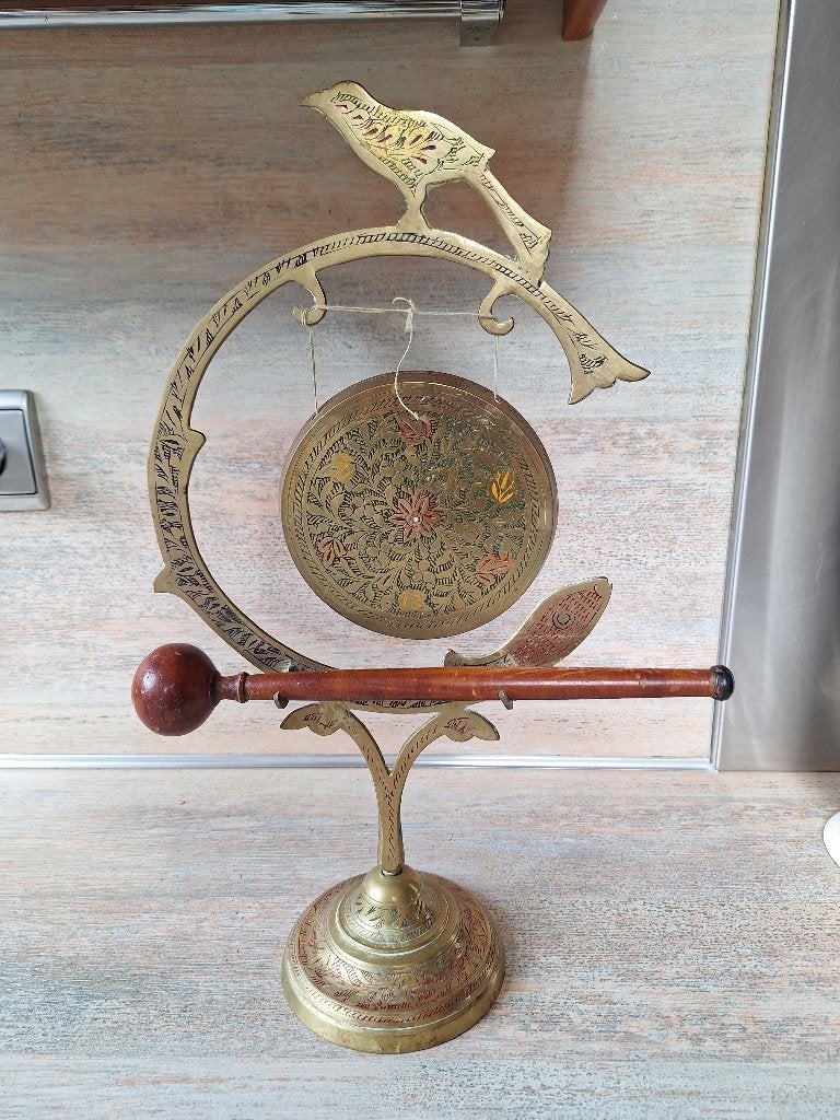 Koperen Tafel Gong, Antiek en Kunst, Antiek | Koper en Brons, Ophalen, Koper