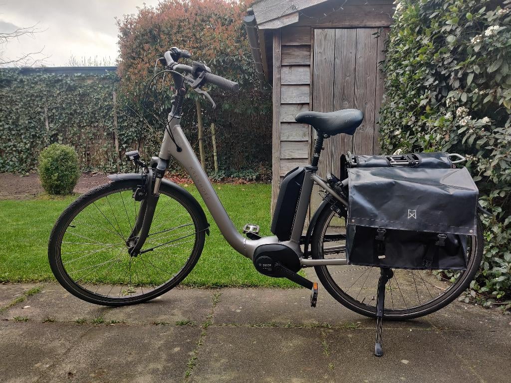Kalkhoff Agattu Move B7 D45 N7 – Elektrische Damesfiets, Zo goed als nieuw, Minder dan 47 cm, 50 km per accu of meer, Ophalen