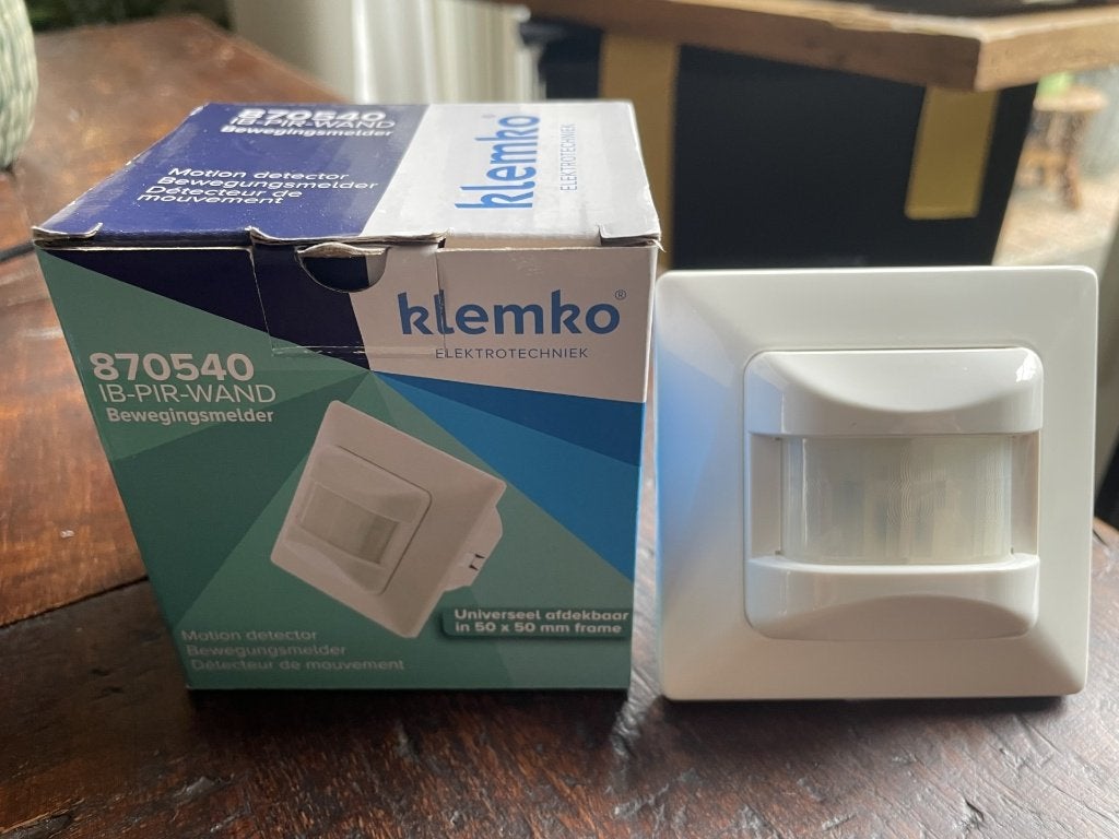 BEWEGINGSMELDER (S) - KLEMKO - INBOUW, Ophalen, Nieuw