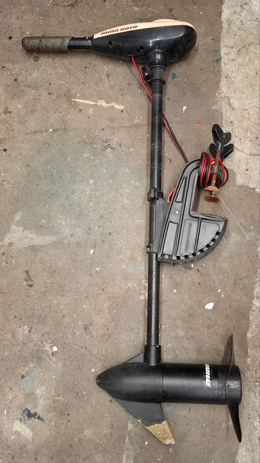Minn Kota 30 LBS electrische buitenboordmotor, Ophalen, Gebruikt, Motor en Techniek, Zeilboot of Motorboot