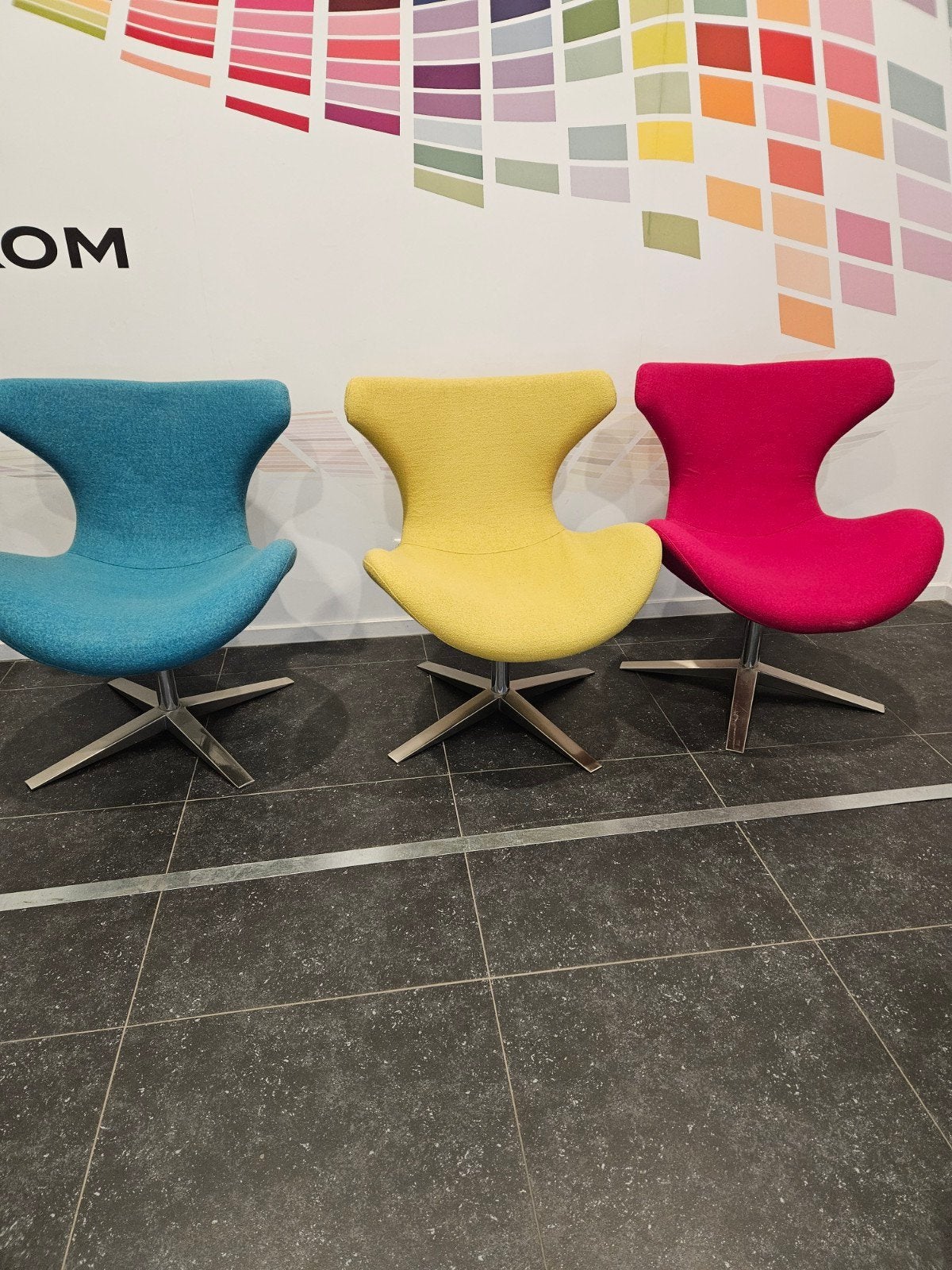 Set van 3 kleurrijke designstoelen, Ophalen, Modern design, kleurrijk, Overige kleuren, Drie