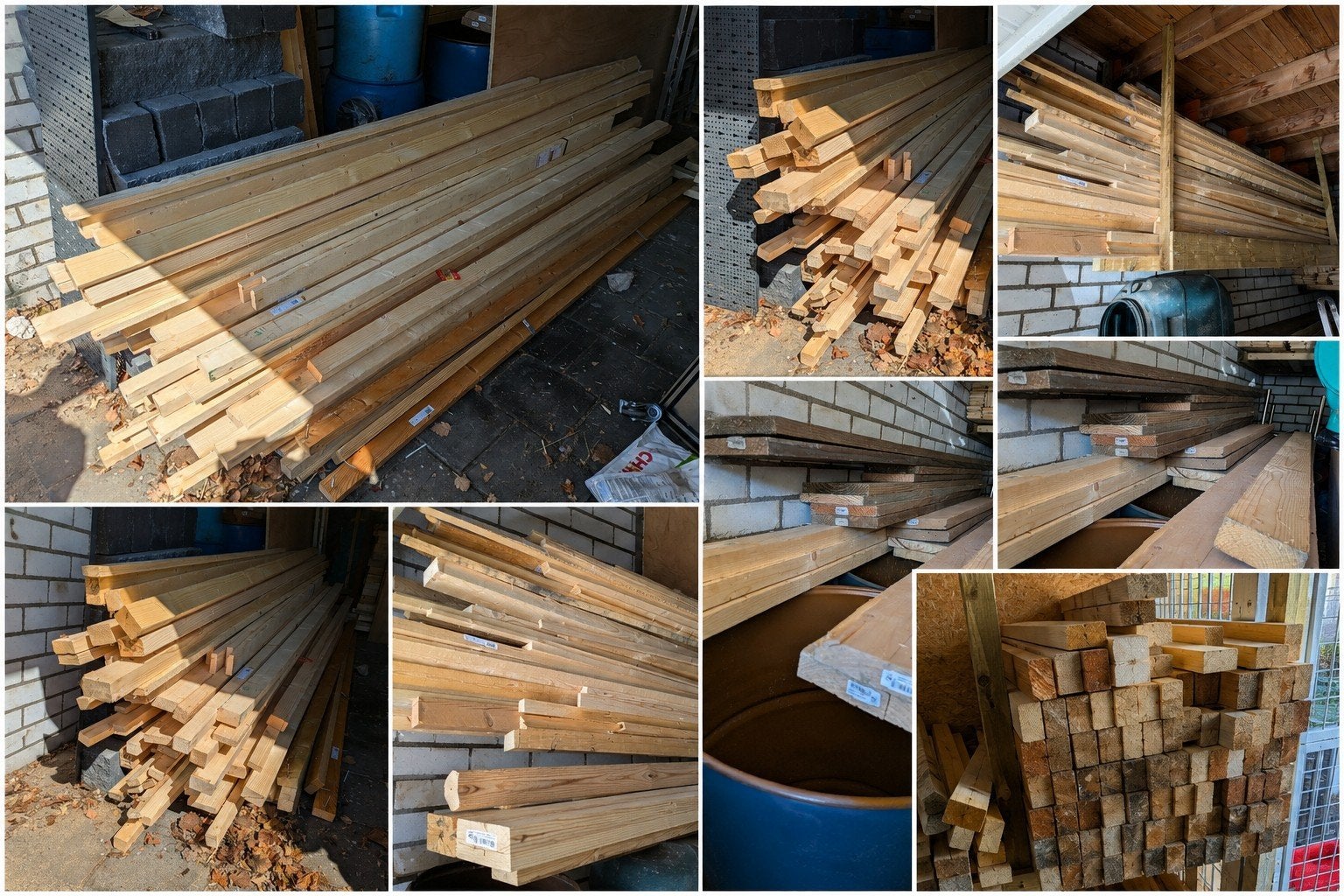 Diverse partij hout: balken, planken en meer, Ophalen, Gebruikt, Balk, Overige houtsoorten
