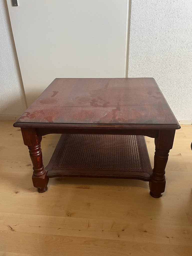 hoektafeltje, Huis en Inrichting, Antiek, Gebruikt, Vierkant, 60 cm of meer