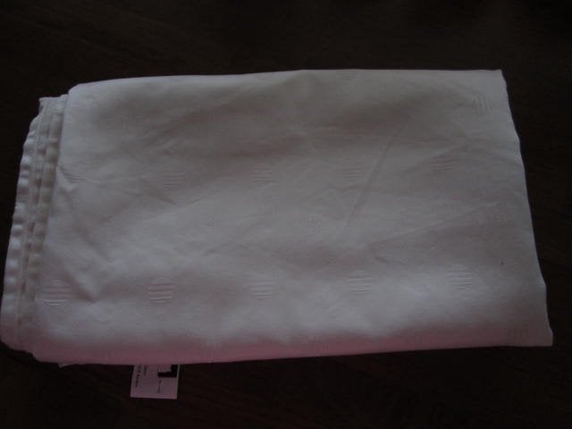 Wit tafelkleed met patroon - Home Creation, Overige merken, Wit, Nieuw, Ophalen of Verzenden