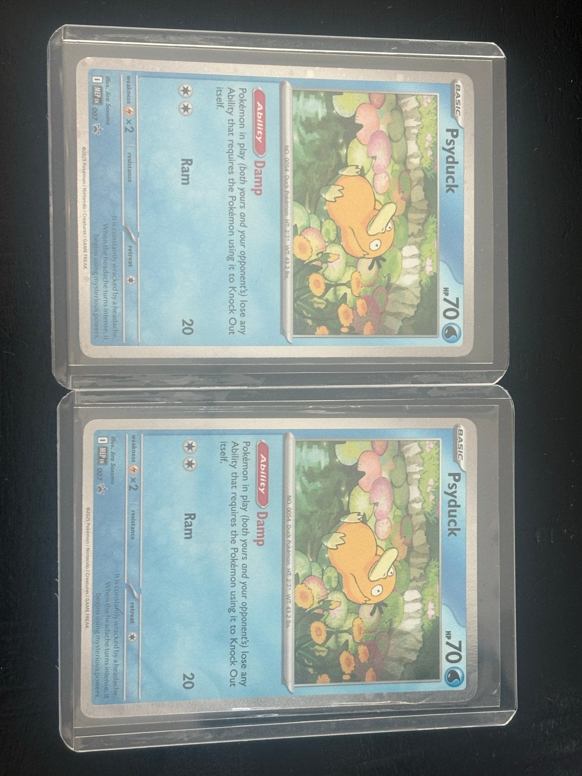 2x Psyduck promo Pokémon Kaart, Hobby en Vrije tijd, Verzamelkaartspellen | Pokémon, Ophalen, Zo goed als nieuw, Meerdere kaarten
