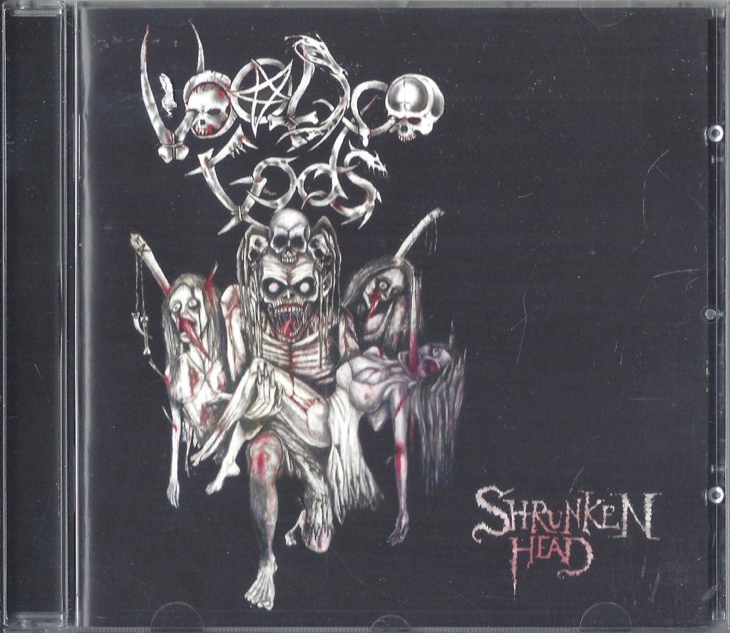 VOODOO GODS- Shrunken Head- RE-2012 *Death Metal*, Death metal, Ophalen of Verzenden, Zo goed als nieuw, Inclusief boekje