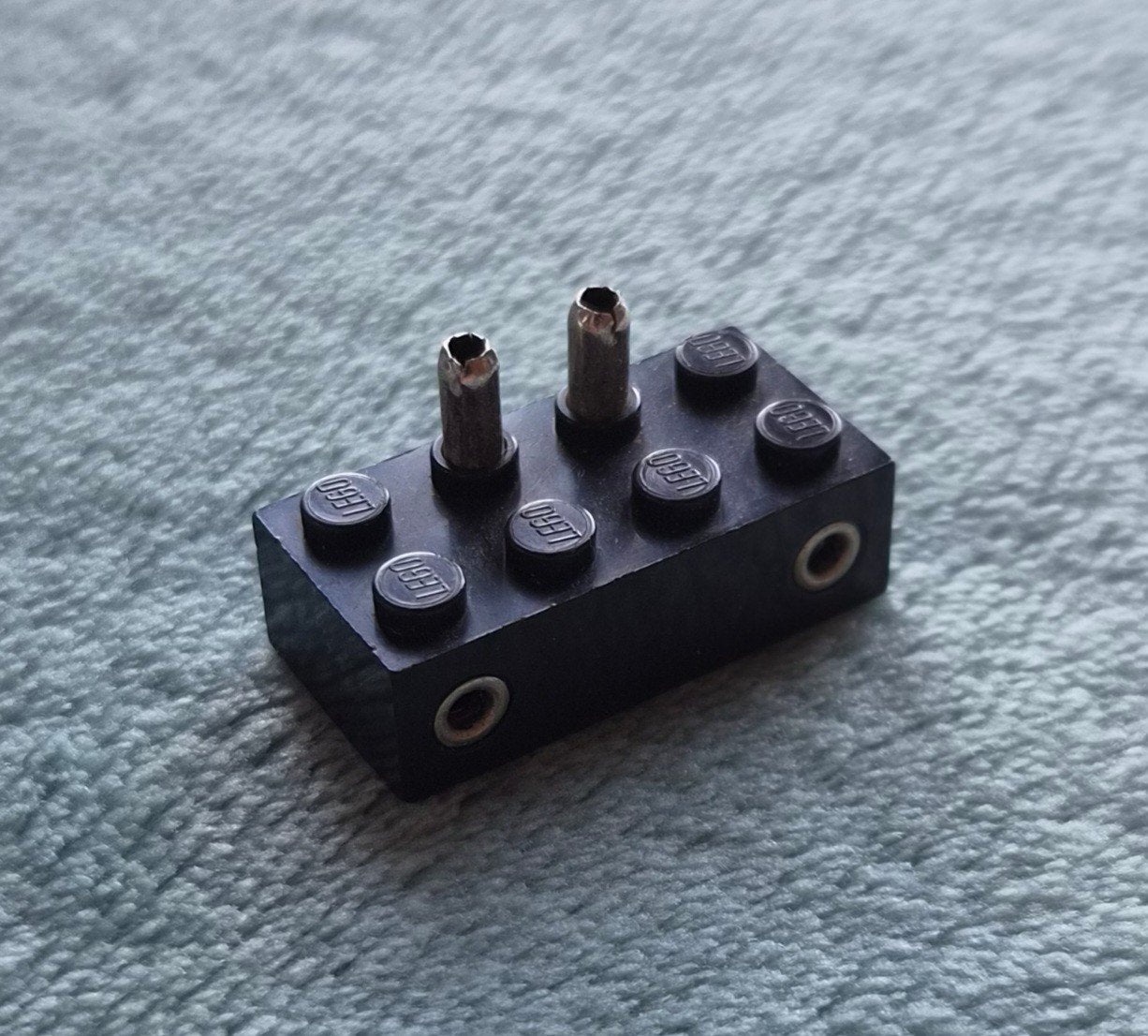 Lego trein 4,5 Volt locomotief stroom onderbreker blokje., Ophalen of Verzenden, Gebruikt, Losse stenen, Lego
