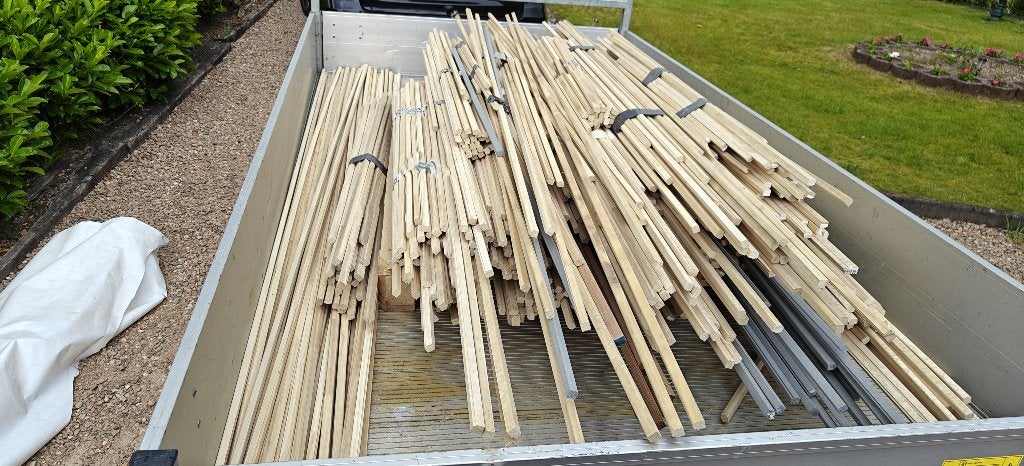 Accoya glaslatten, Doe-het-zelf en Verbouw, Ophalen, Minder dan 25 mm, Overige typen, Nieuw