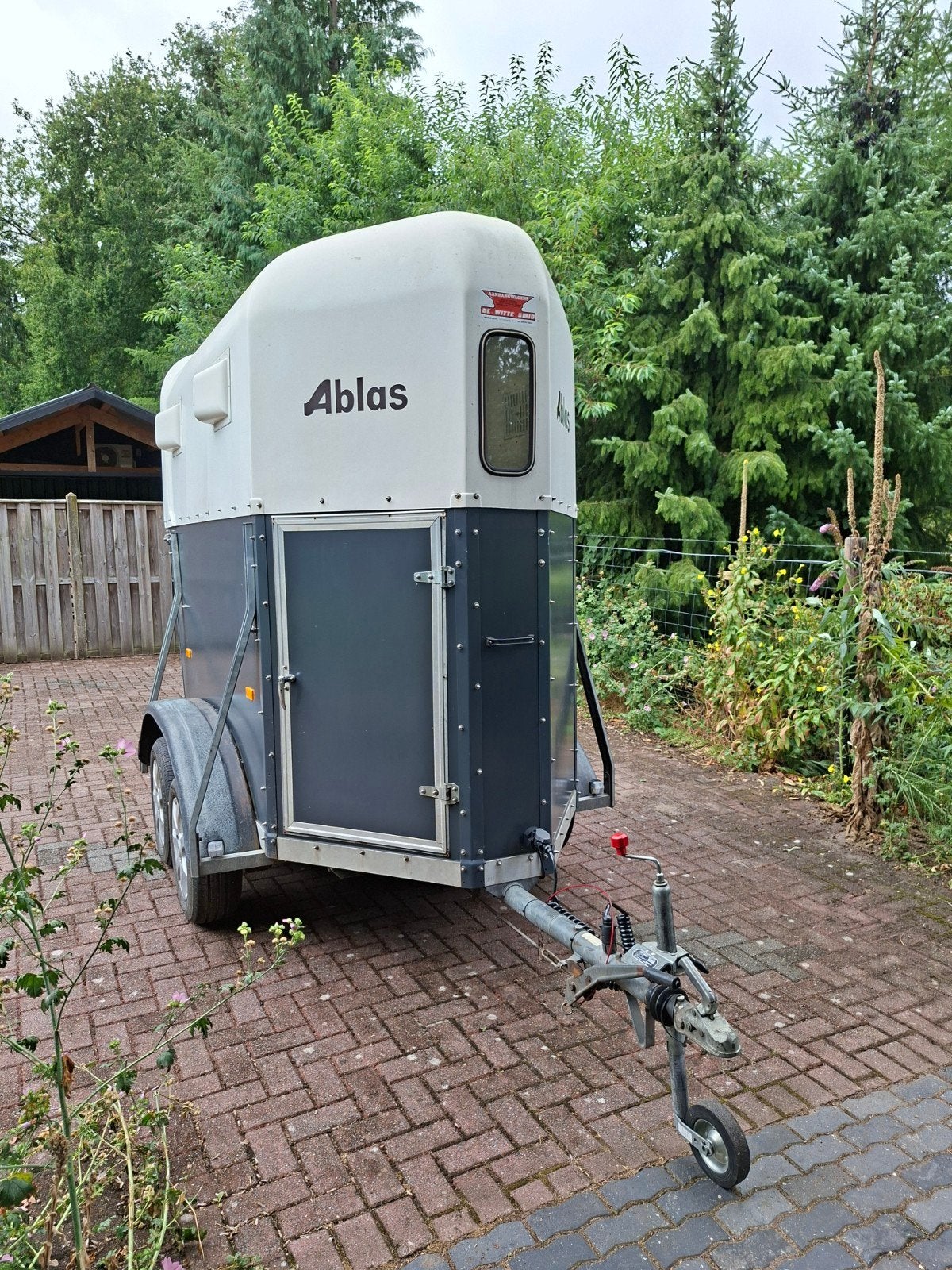 Te koop Ablas trailer, Ophalen of Verzenden, Gebruikt, Hout