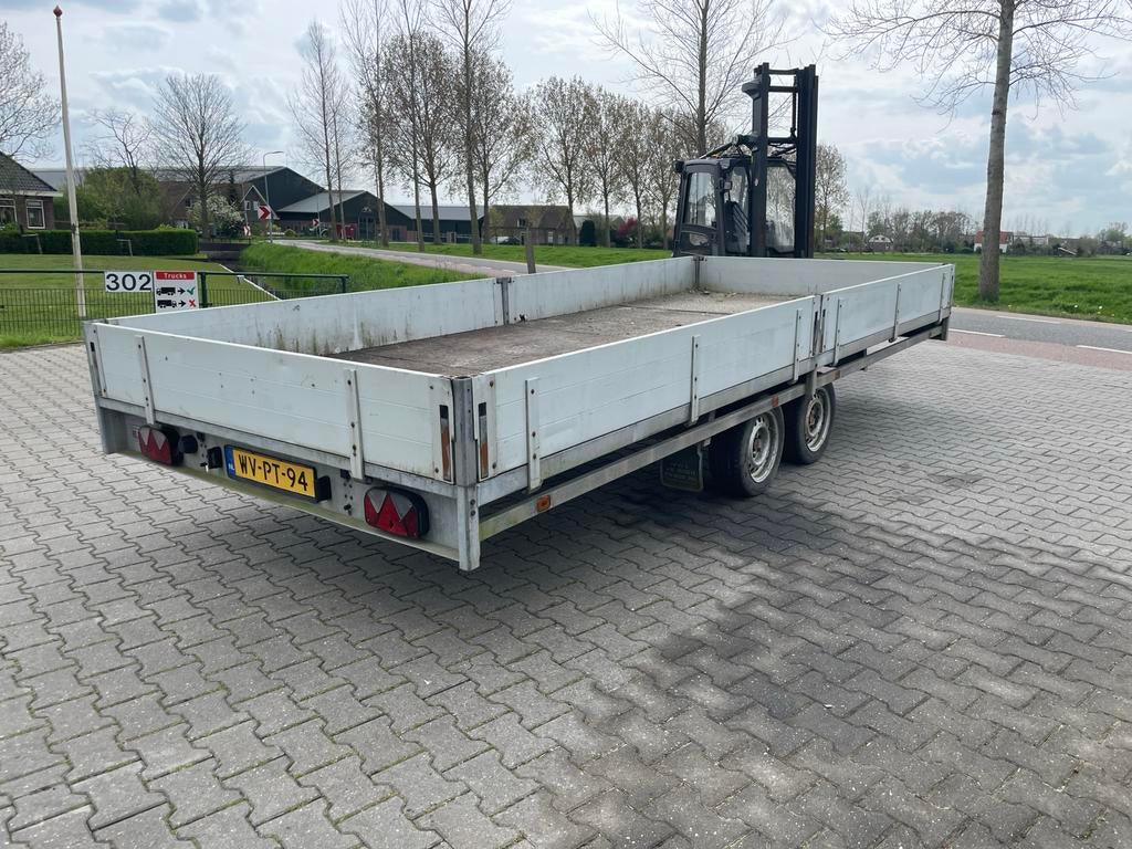 Tandemas aanhangwagen 500 x 200cm, Auto diversen, Aanhangers en Bagagewagens, Ophalen, Gebruikt