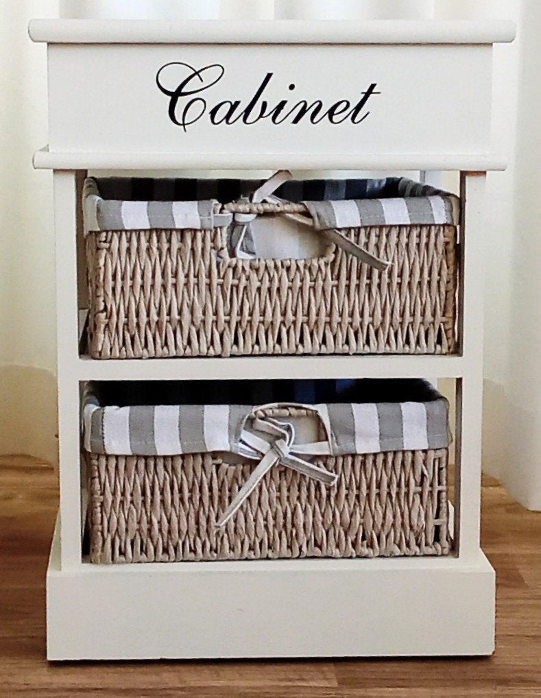 cabinet kastje met 2 laatjes, Ophalen