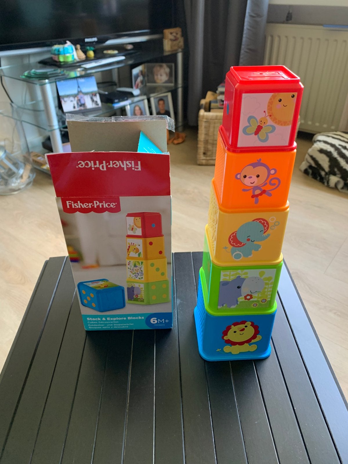 Fischer Price blokken stapel voor Baby’s, Ophalen of Verzenden, Nieuw