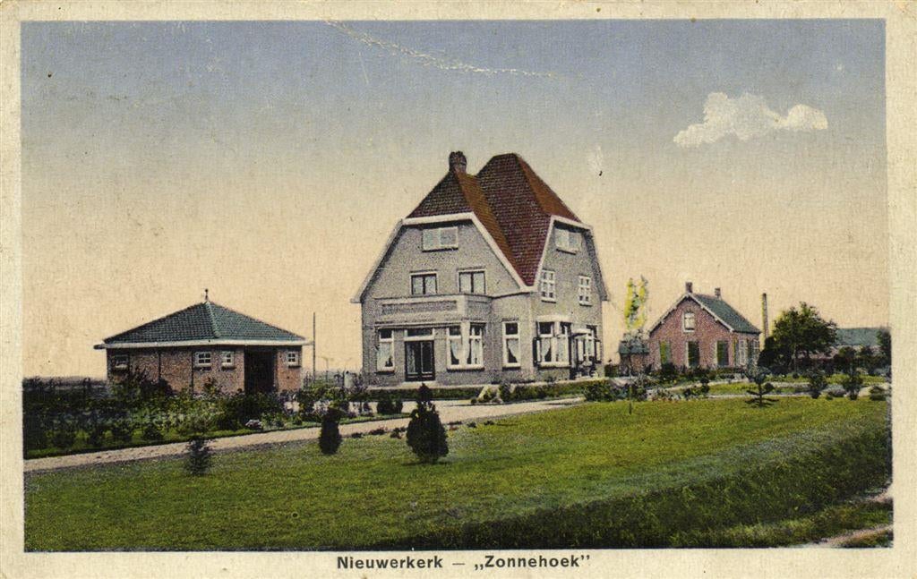Nieuwerkerk - Zonnehoek - B-keus - gelopen, Ophalen of Verzenden, Voor 1920, Gelopen, Friesland