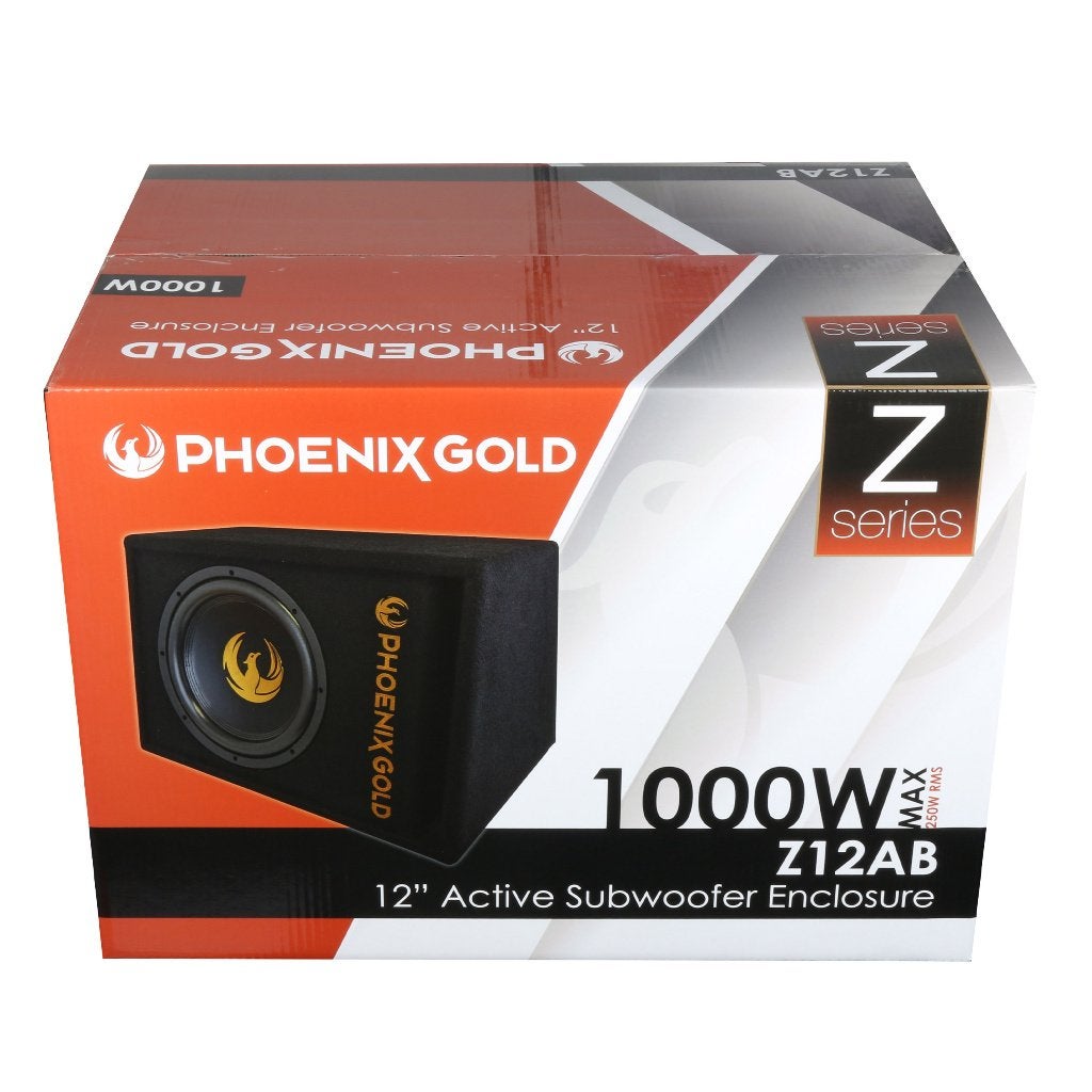 Phoenix Gold Z12AB Active ported subwoofer 12 inch, Hifi-Focus, Aalsmeerderweg 173 1432 CL, Aalsmeer, Nieuw, Ophalen of Verzenden