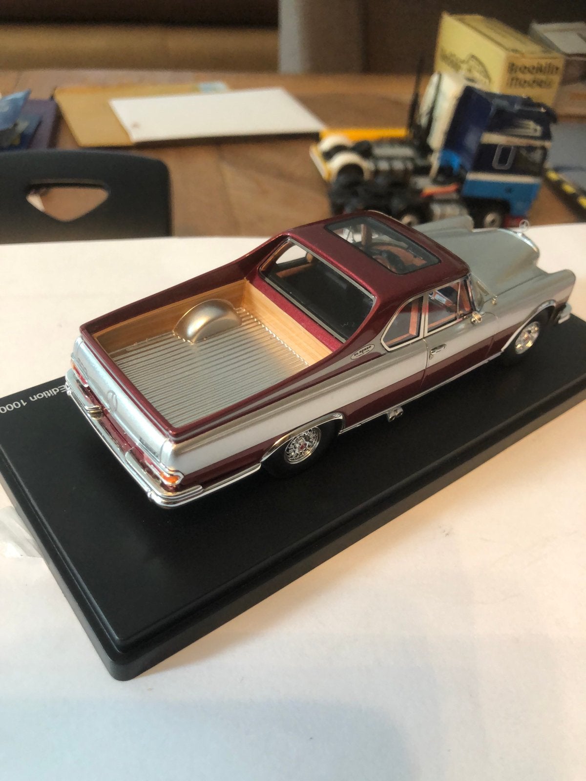 UNIEK MERCEDES 600 PICK UP TWO TONE METALLIC, Ophalen of Verzenden, Zo goed als nieuw, Auto