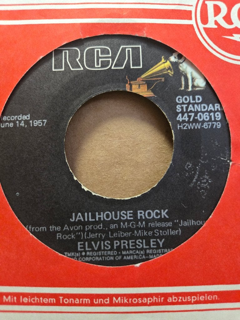 Elvis Presley - Jailhouse rock, Gebruikt, 7 inch, Ophalen of Verzenden, Pop