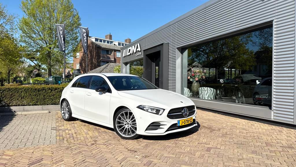 Mercedes-Benz A-Klasse A 200 163pk 7G-DCT 2019 Wit, Auto's, 4 cilinders, 75 €/maand, Particulier, 1600 kg