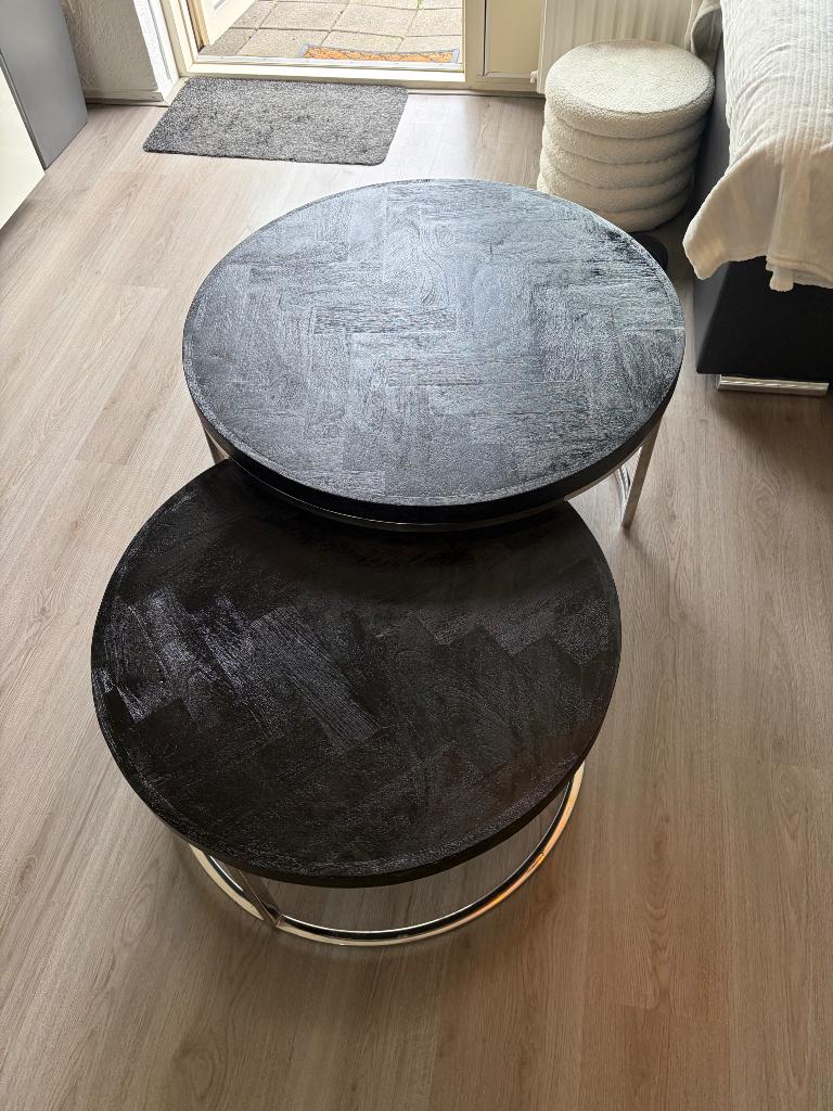 Salontafel, Ophalen, 50 tot 100 cm, Rond, 50 tot 100 cm