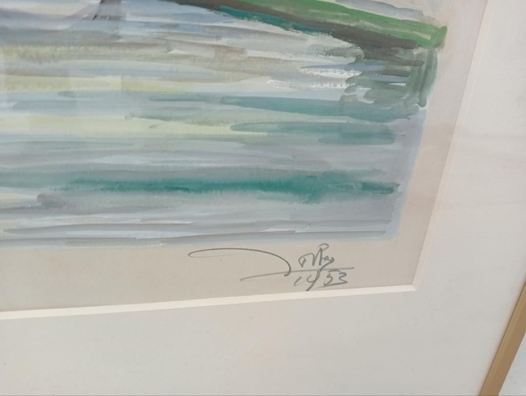Aquarel Rome  gesigneerd, Ophalen of Verzenden