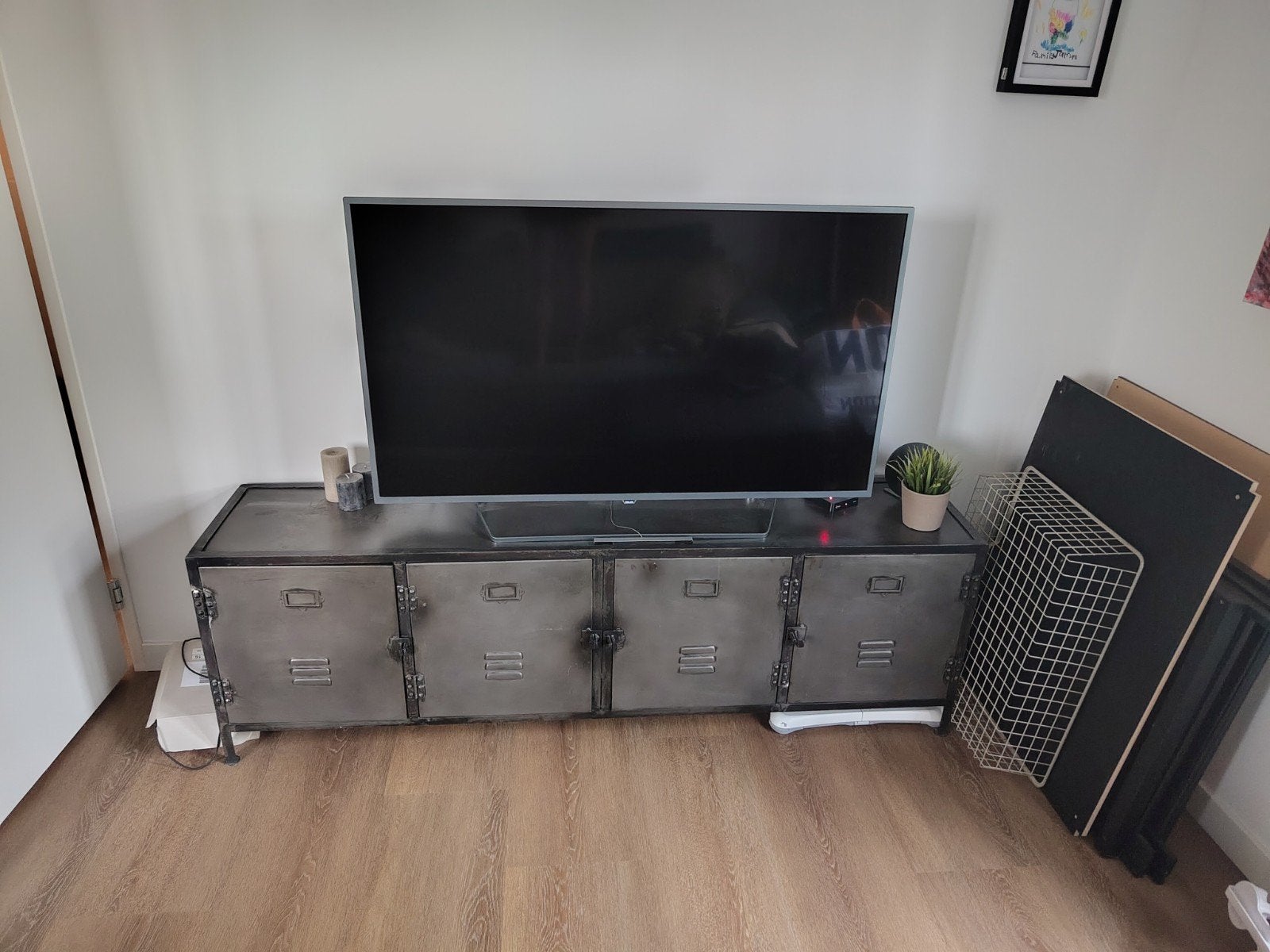 Industriële metalen kast 190x40x60.5 cm, Ophalen, Gebruikt, Industrieel