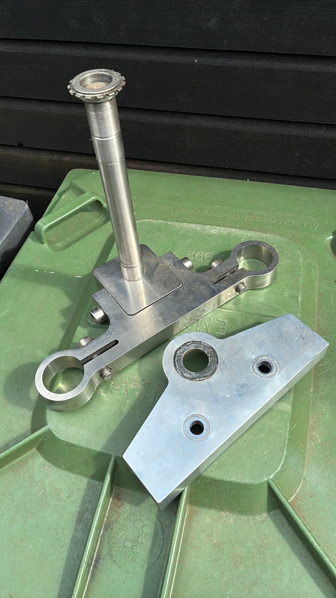 Verstelbare balhoofd platen, Motoren, Onderdelen | Harley-Davidson, Ophalen of Verzenden, Gebruikt
