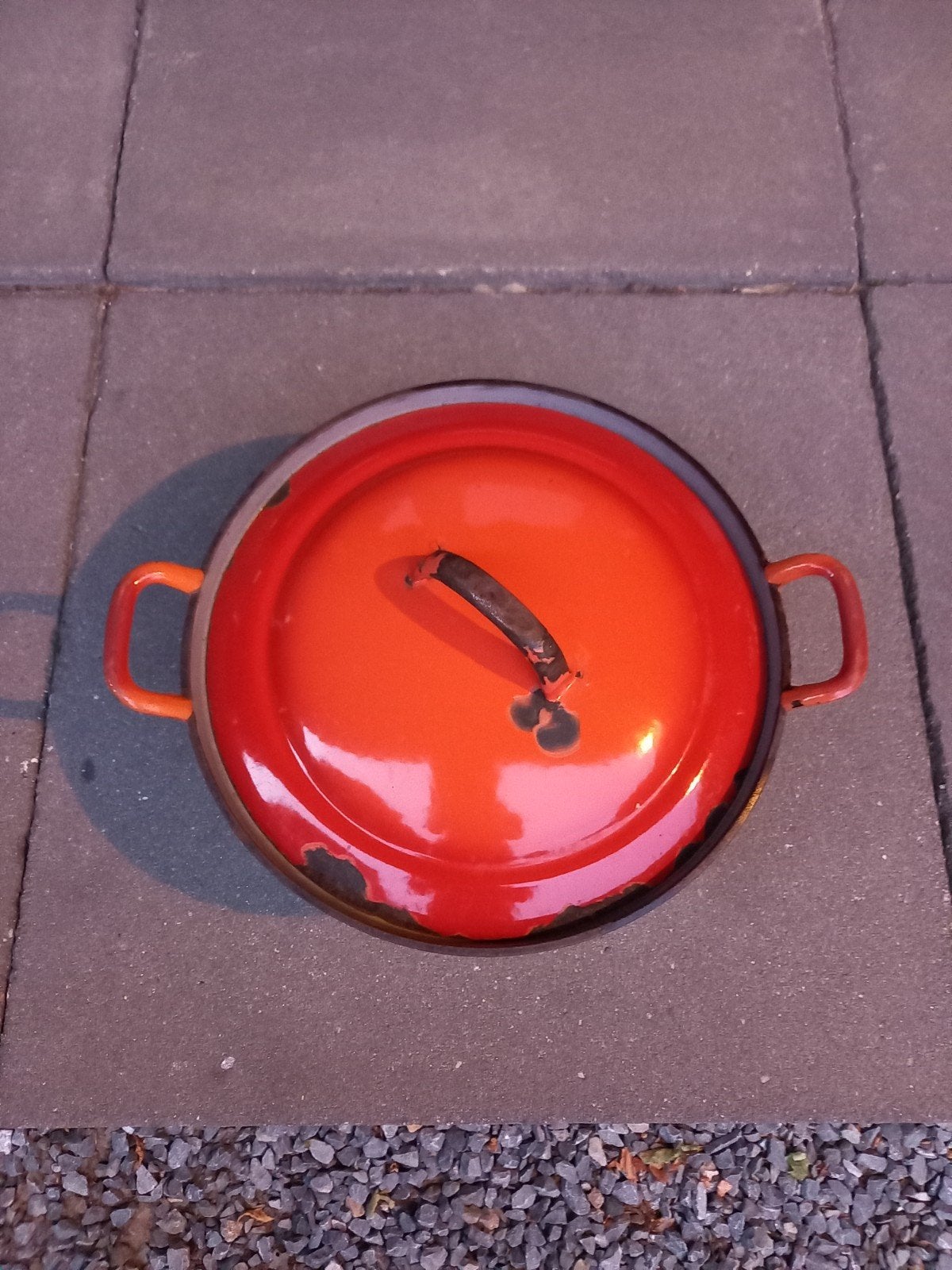 gietijzeren braadpan, Ophalen, Gebruikt, Gietijzer