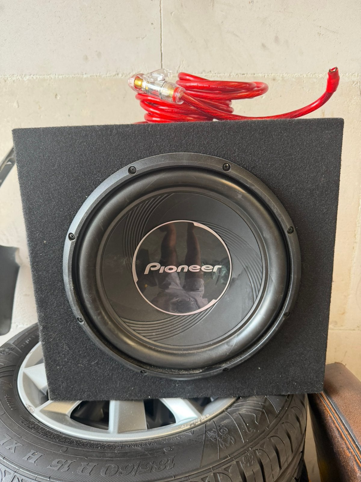 Pioneer Subwoofer 500W + Pioneer GM-A3702 versterker, Auto diversen, Autospeakers, Ophalen of Verzenden, Zo goed als nieuw