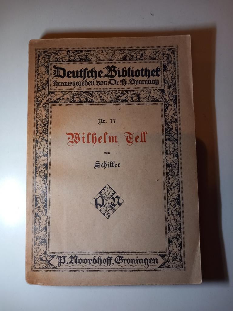 Wilhelm Tell, Friedrich Schiller, Ophalen of Verzenden, Friedrich Schiller,