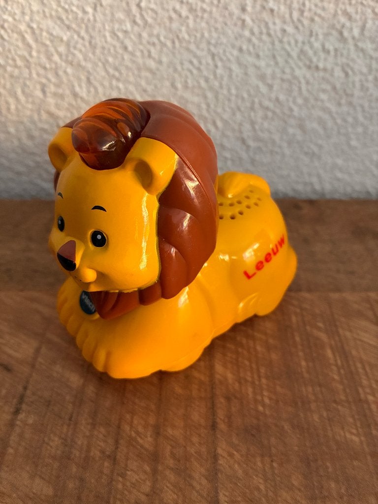 Vtech Zoef Zoef dieren Luc Leeuw licht en geluid. Goede st., Ophalen of Verzenden, Gebruikt, 6 maanden tot 2 jaar