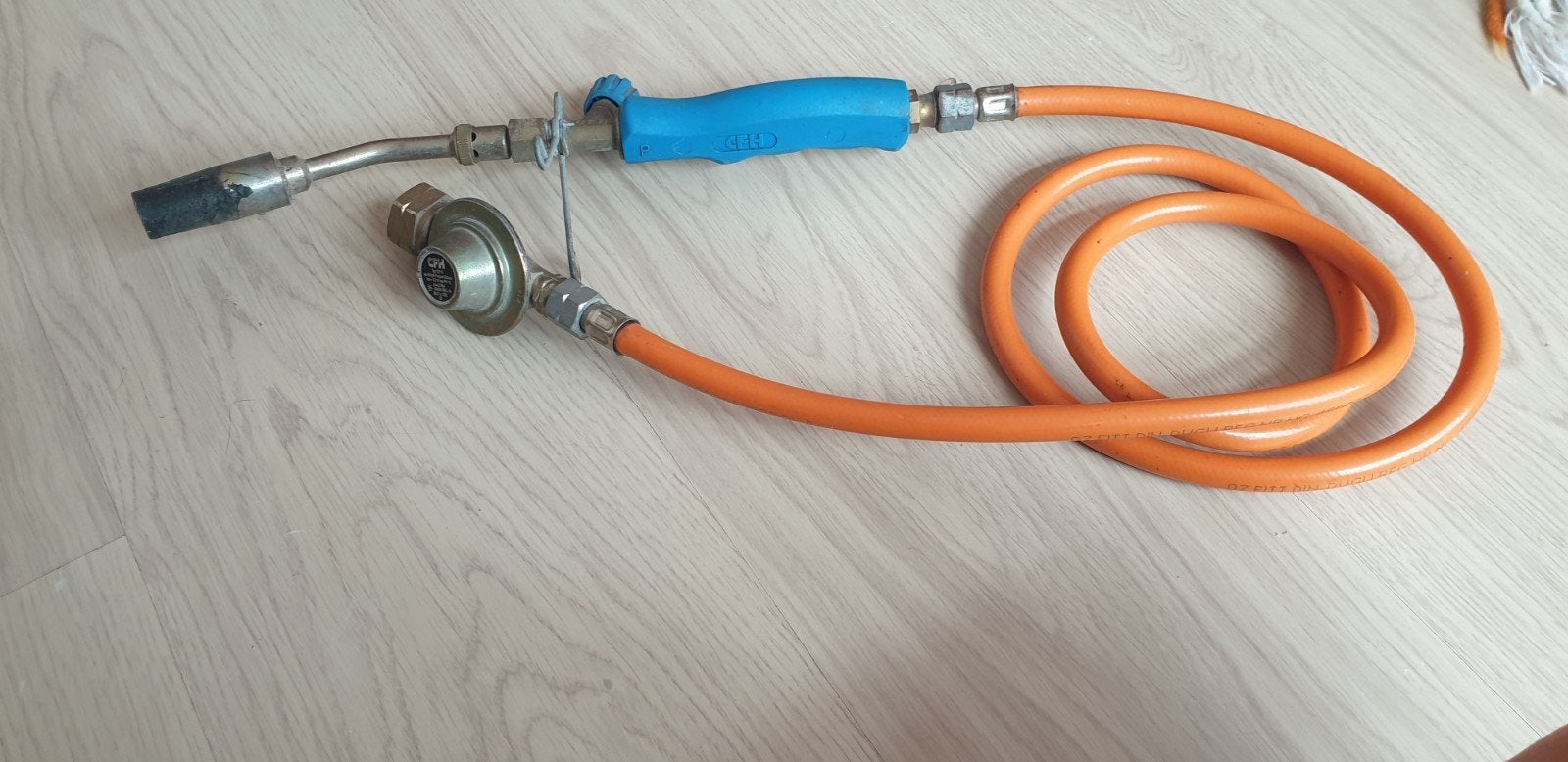 gasbrander, Ophalen