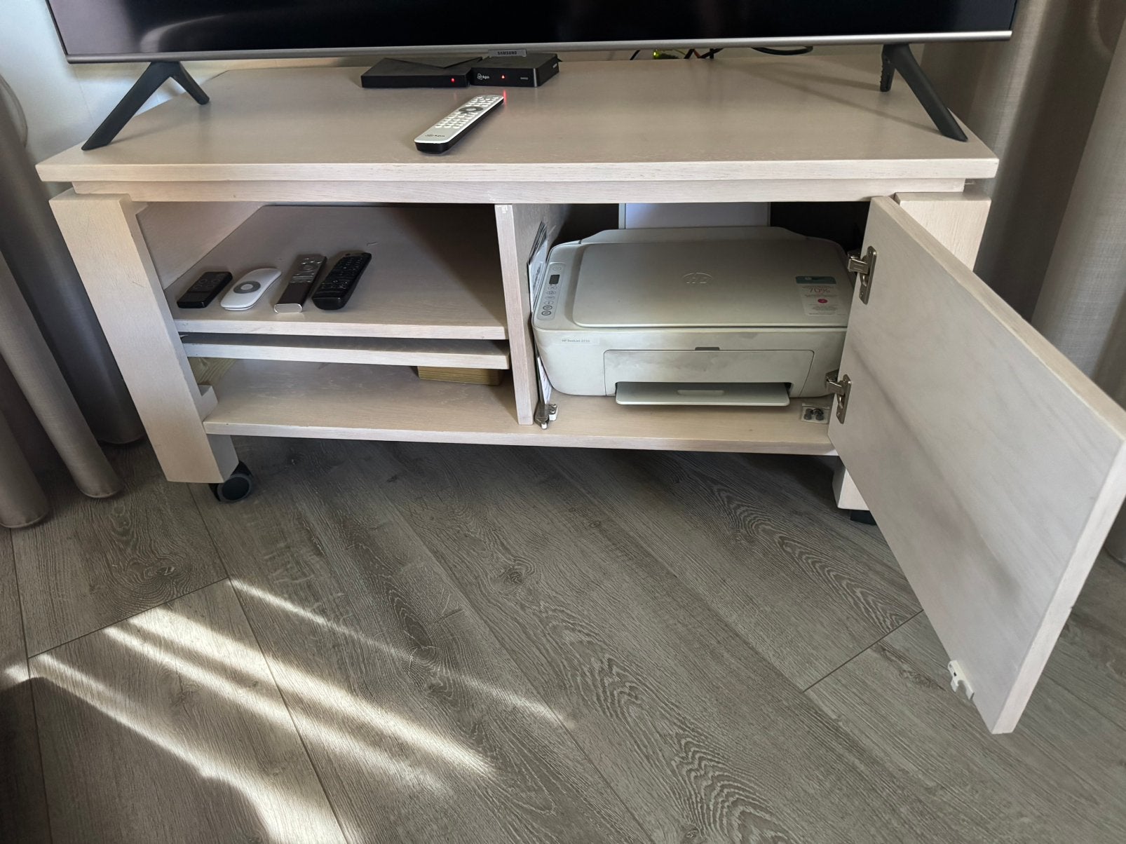 Tv meubel, Ophalen, Gebruikt, 100 tot 150 cm, Tijdloos