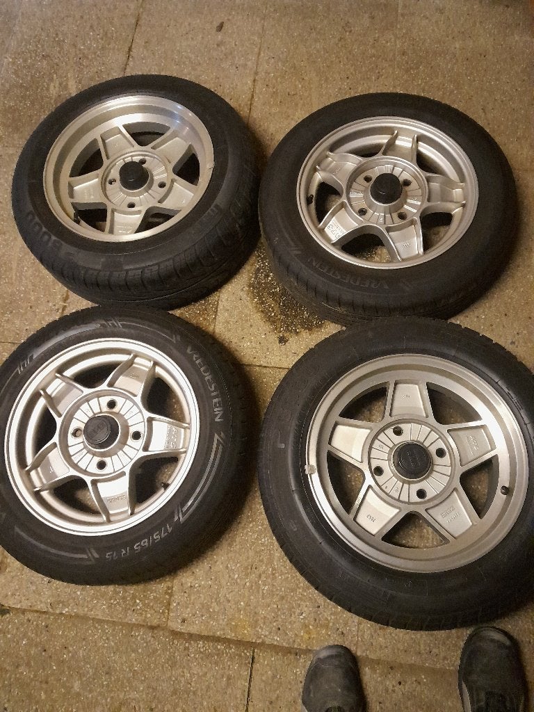 velgen (ATS) met banden VW kever, Ophalen, Gebruikt, 15 inch, 175 mm