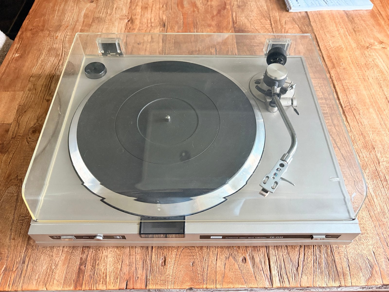 Sansui FR-D35 Direct Drive Platenspeler, Overige merken, Refurbished, Pitch-regelaar, Ophalen of Verzenden