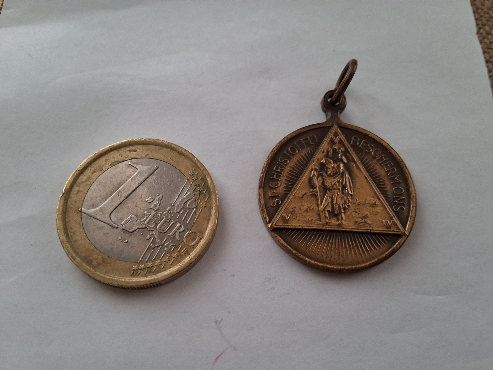 Medaille St. Christoffel,  Elsendorp Gemert, Ophalen of Verzenden