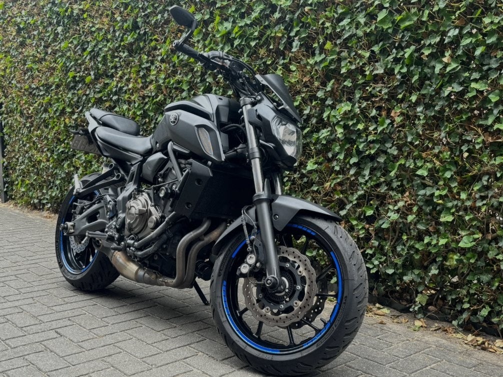 Yamaha MT07 Full Akrapovic uitlaat A2, Maximaal 45 km/u, Yamaha, Ophalen of Verzenden, Zo goed als nieuw