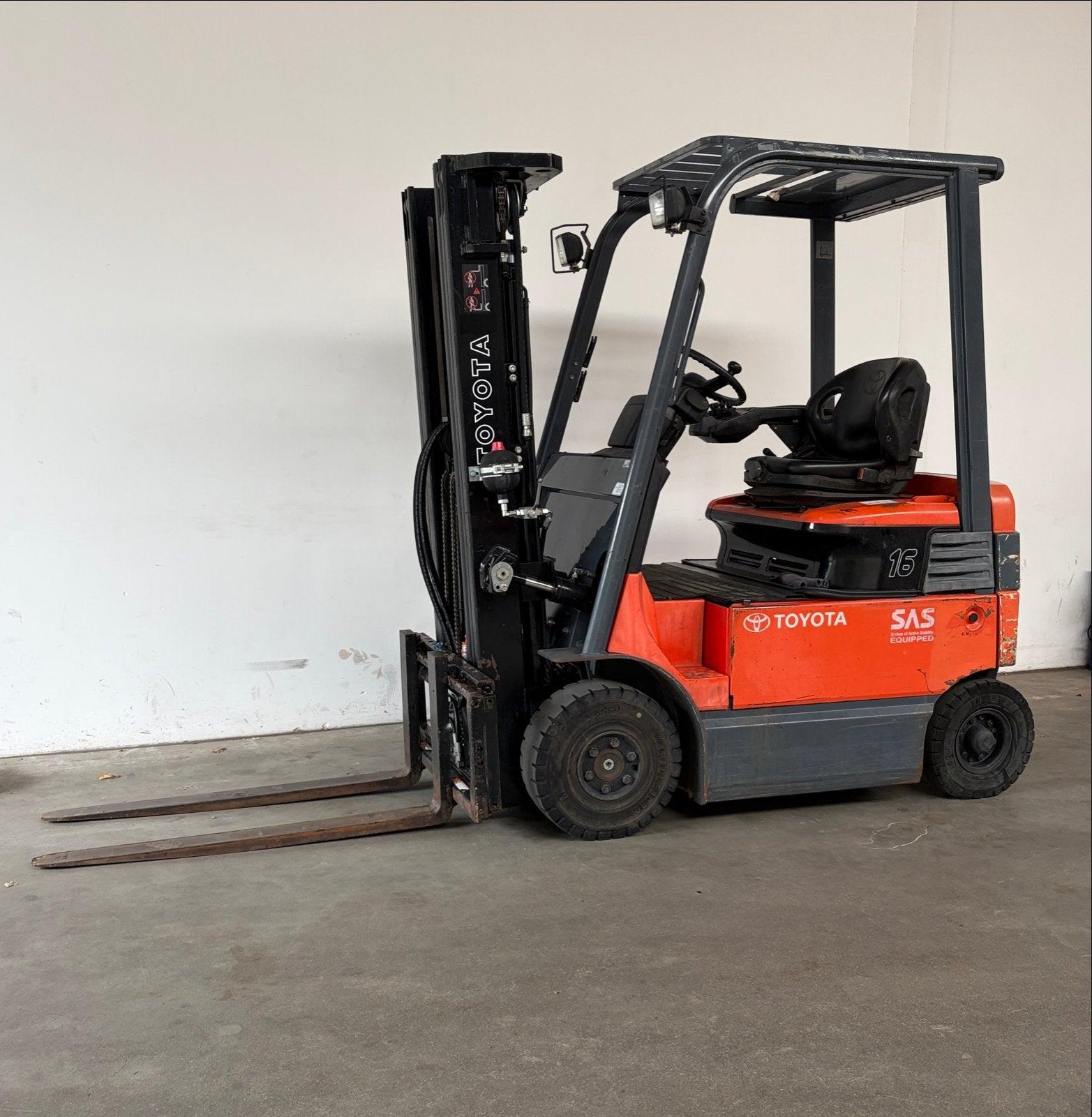 Toyota elektrische heftruck 1600 kg met sideshift, 1000 tot 2000 kg, Ophalen of Verzenden, Elektrisch, Heftruck