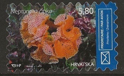 Kroatie 10, zeeslak voor jdvph, Verzenden, Overige landen, Gestempeld