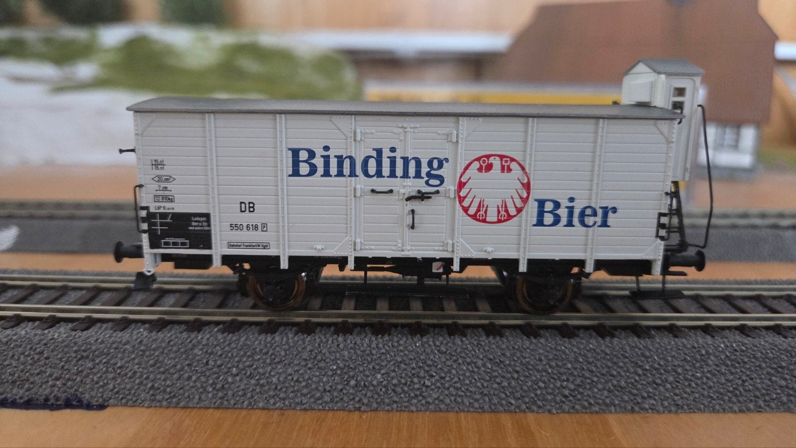Brawa 49040 Bierwagen G 10 Binding Bier" DB, 550 618 P, Ep., Overige merken, Gelijkstroom, Ophalen of Verzenden, Nieuw