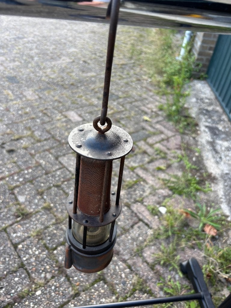 oude Mijnwerkerslamp, Antiek en Kunst, Ophalen of Verzenden