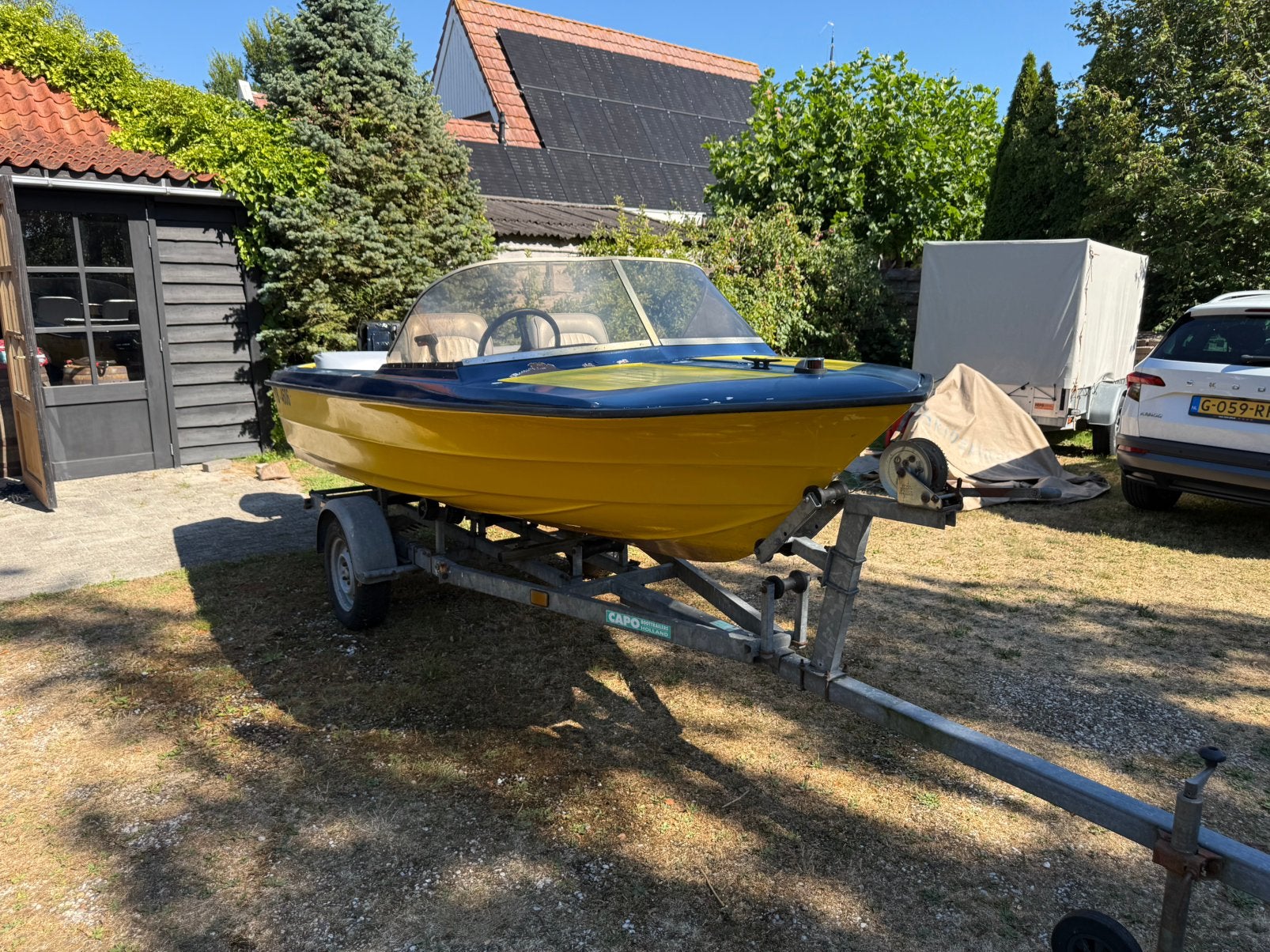 Skibsplast 420 met Suzuki 40 pk 2takt, Watersport en Boten, Speedboten, Overige merken, Gebruikt, 2 m, 40 pk