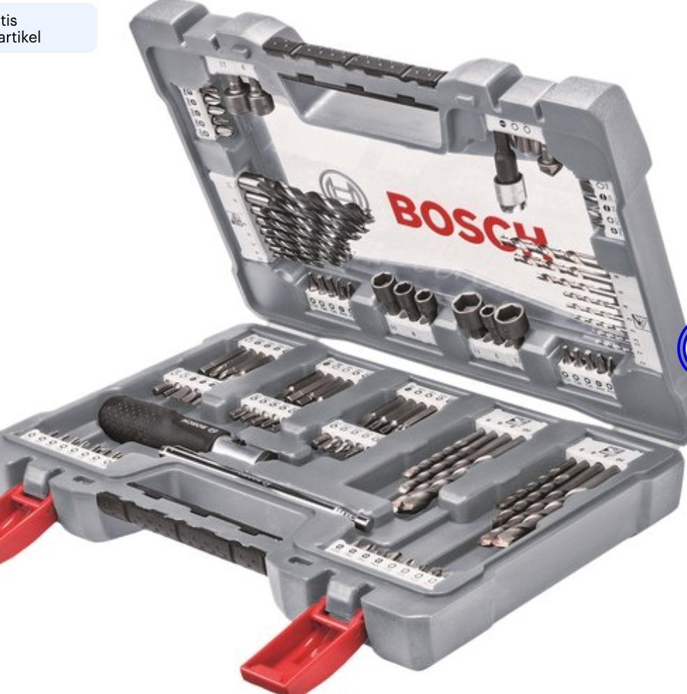 Bosch Professional 105-piece bits/drills Premium X-Line set, Ophalen, Zo goed als nieuw, Bosch