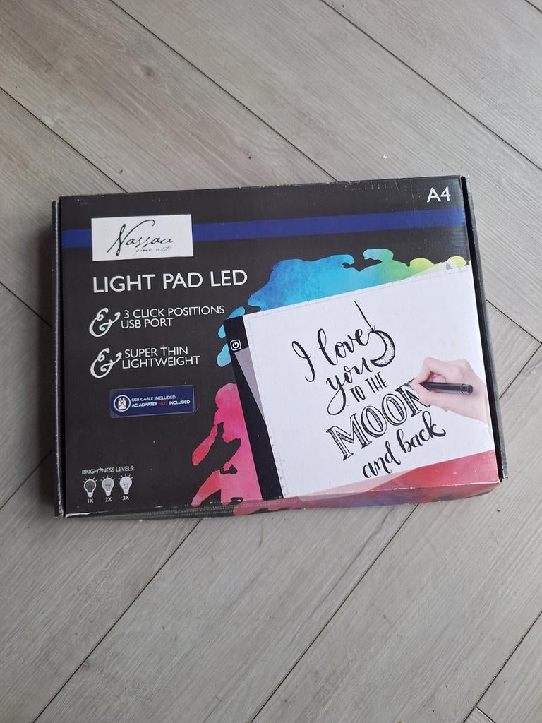 Lichtpad LED A4 voor tekenen of diamond painting, Ophalen, Zo goed als nieuw, Overige typen