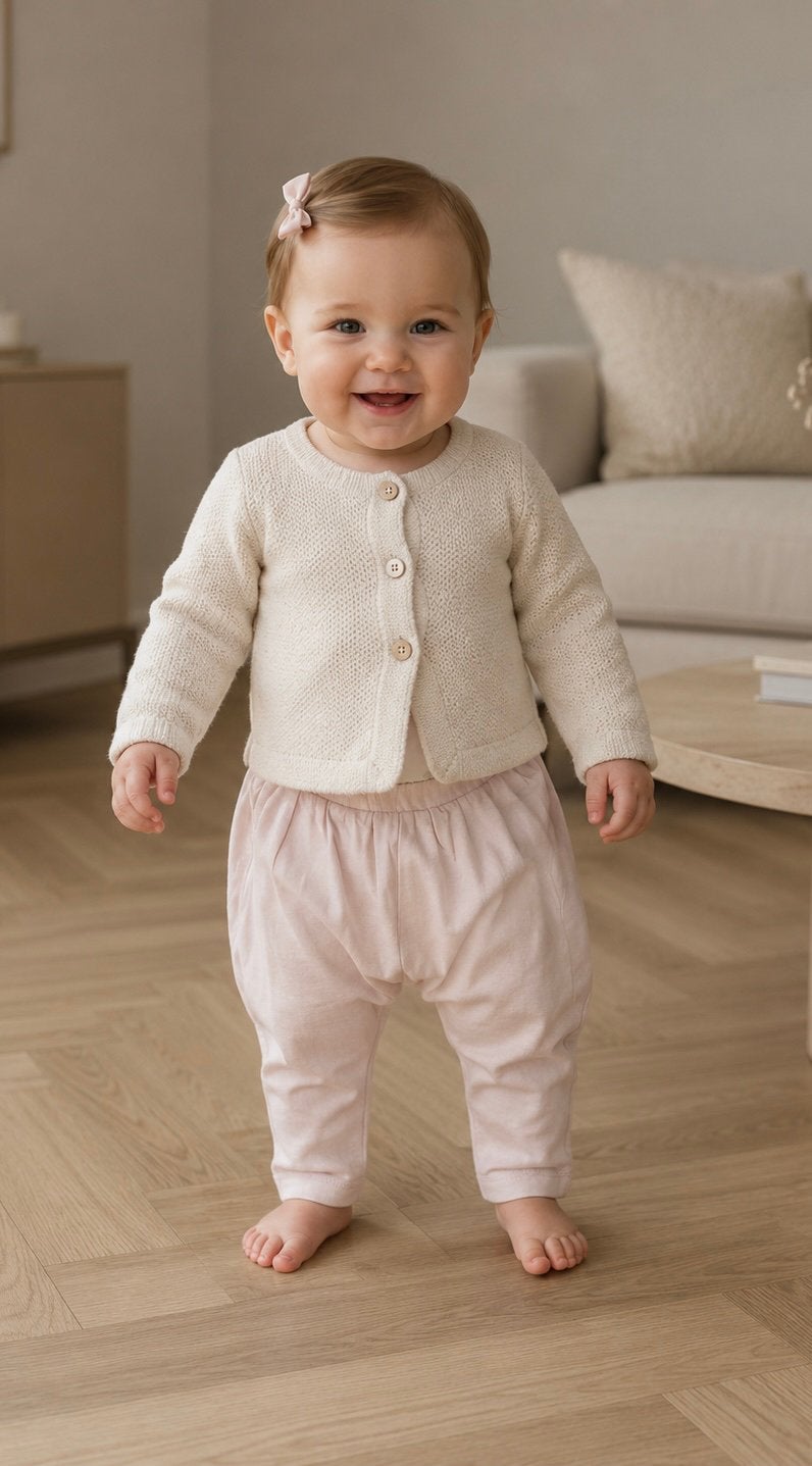 Lichtroze harem broek H&M 74, Ophalen of Verzenden, Zo goed als nieuw, Meisje, Broekje