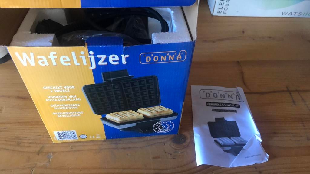 Wafelijzer Prima Donna Nieuw in doos!, Ophalen of Verzenden, Nieuw