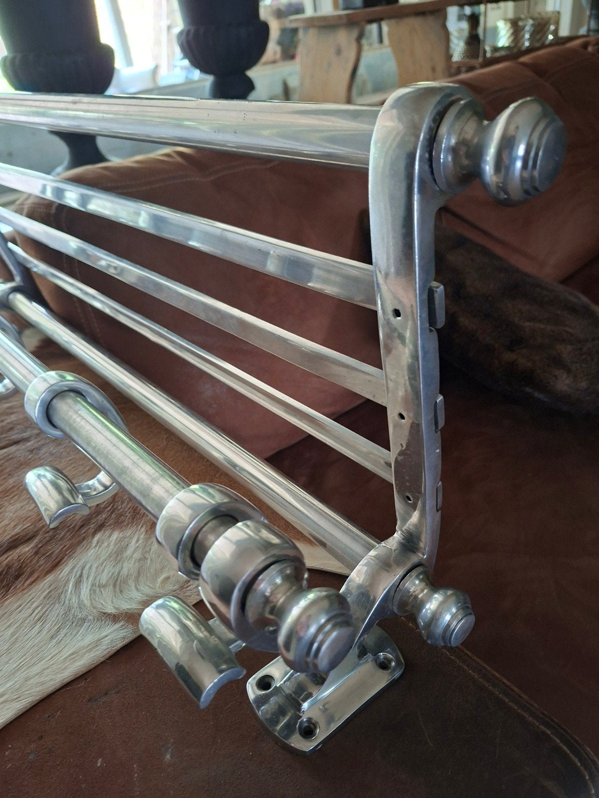 Rivièra Maison Canadian Rail Road Rack wandkapstok haken, Gebruikt, Minder dan 100 cm, Metaal, Ophalen