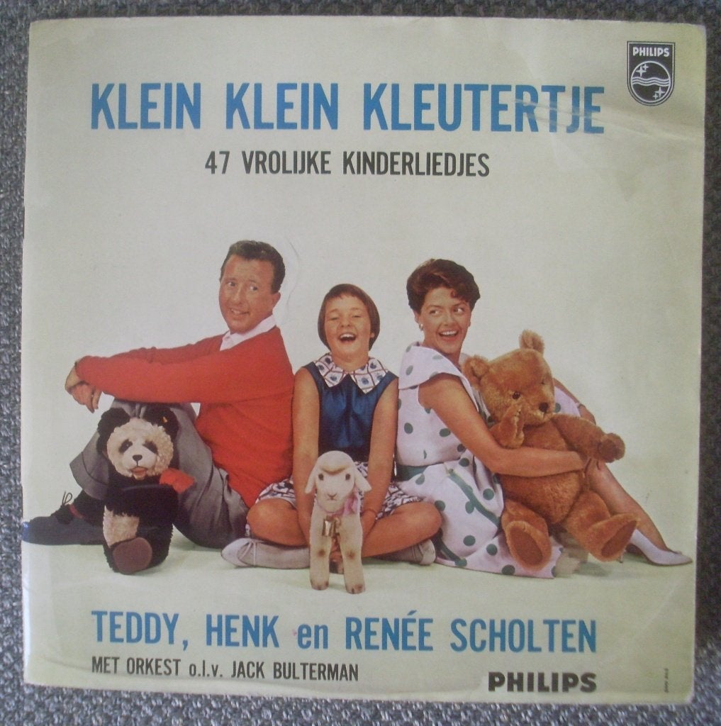 Teddy, Henk en Renée Scholten - Klein Klein Kleutertje (10"), Gebruikt, 10 inch, Overige genres, Ophalen of Verzenden