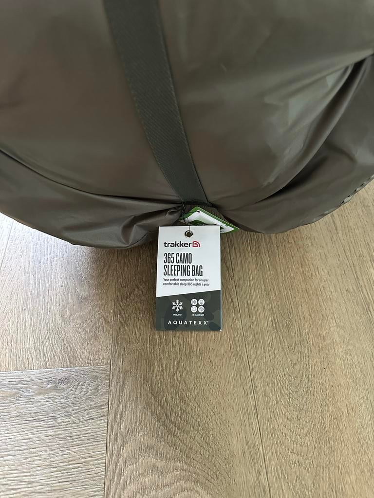 Trakker 365 Camo Slaapzak - Nieuw, Watersport en Boten, Hengelsport | Karpervissen, Ophalen of Verzenden, Nieuw, Overige typen
