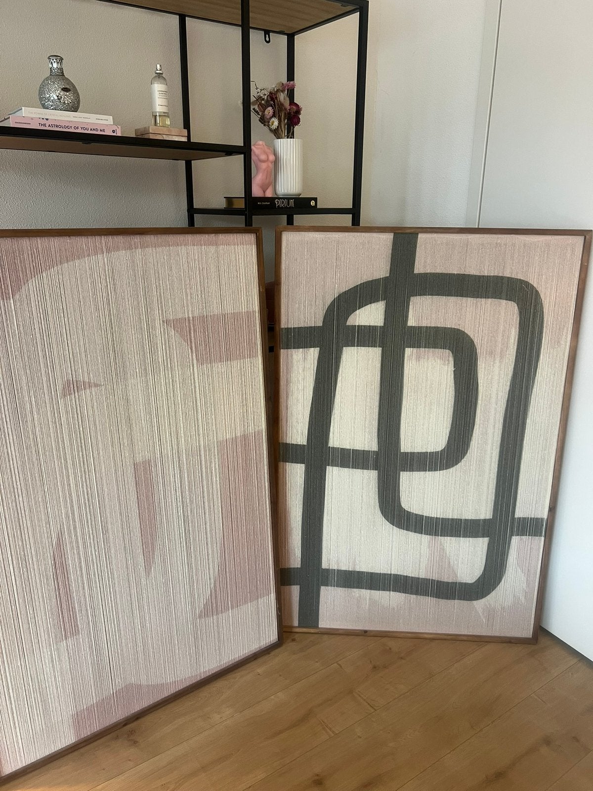 Set abstracte wandpanelen – Things I Like Things I Love, Ophalen, Zo goed als nieuw