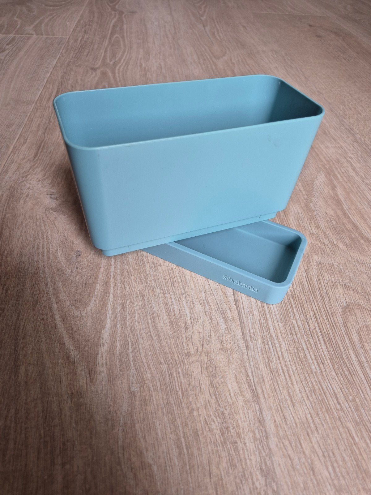 Brabantia aanrecht organizer - Keuken opgeruimd, Ophalen of Verzenden, Gebruikt, Kunststof, Blauw