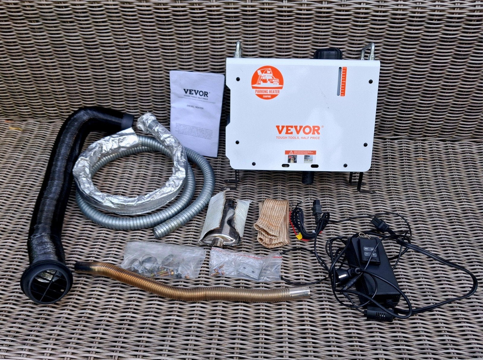 Vevor standkachel (diesel)- voor camper / caravan / garage, Ophalen, Verwarmen, Minder dan 60 m³, 3 snelheden of meer